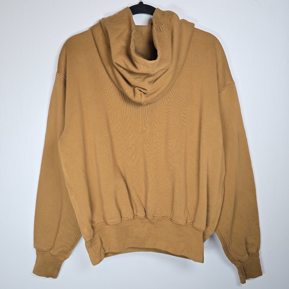 Yeezy x Gap Kanye West Men's Double Layer Sweatshirt Hoodie Brown Small Unisex - Picture 8 of 12